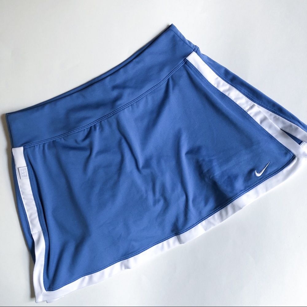 Baby Blue Nike Tennis Skirt with Shorts